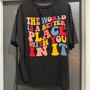 Trendy Oversized Graphic Tee